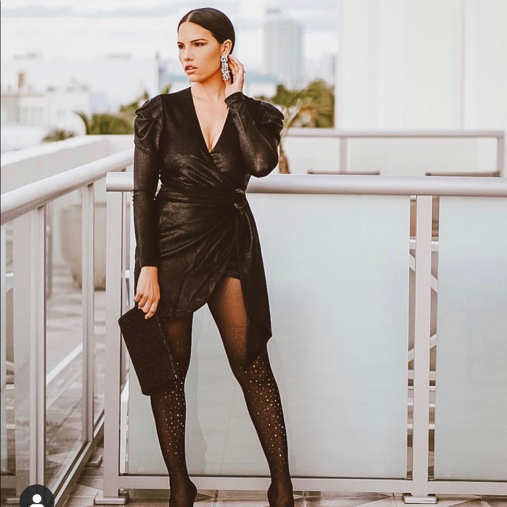 Jonathan Simkhai Asymmetric knit wrap dress
